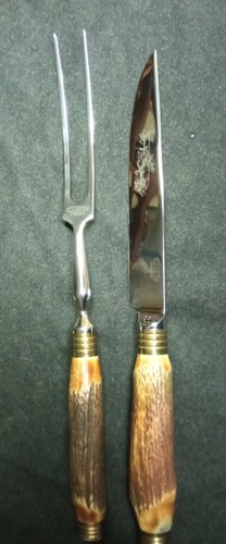 Jagdbesteck 2 tlg - ,