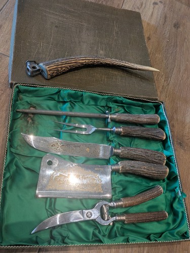 Vintage jagd tranchierbesteck - jagd,