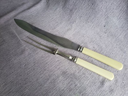 Antikes tranchierbesteck set - tranchierbesteck,